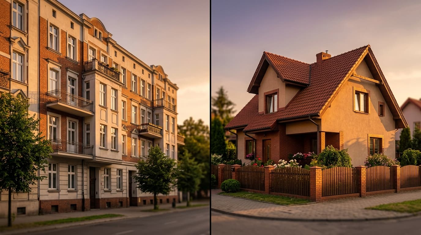 Olechów vs Nowosolna — mieszkanie czy dom?