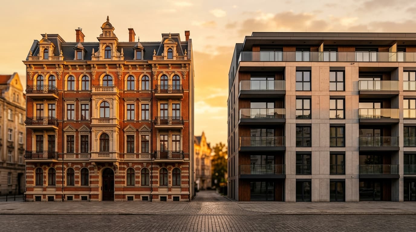 Nowe budownictwo vs stare — co wybrać w Łodzi?